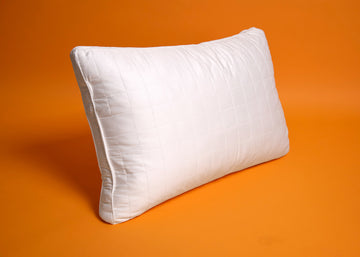 Queen sized white bamboo pillow
