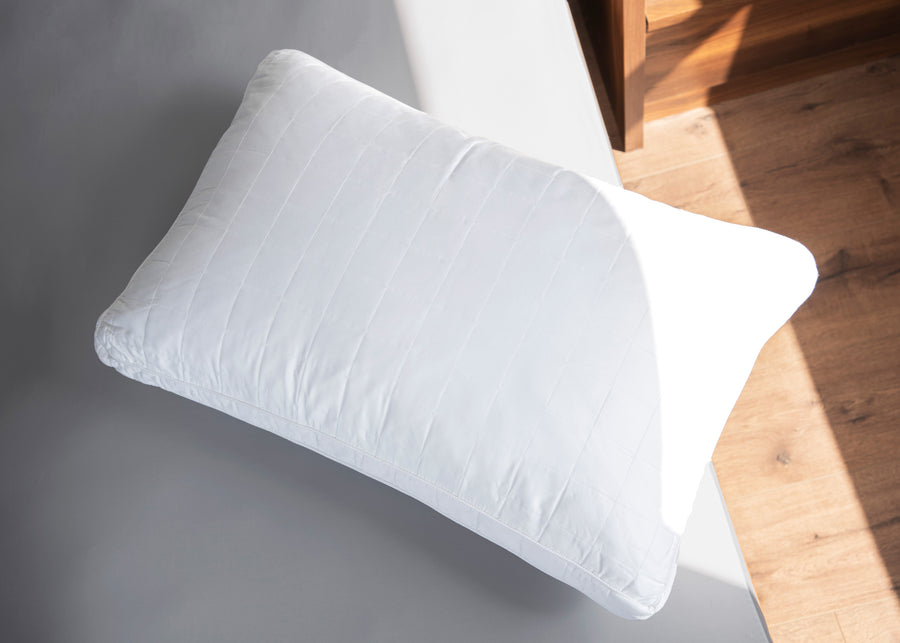 bamboo pillow on bed