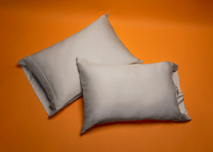 silver bamboo pillow cases product shot
