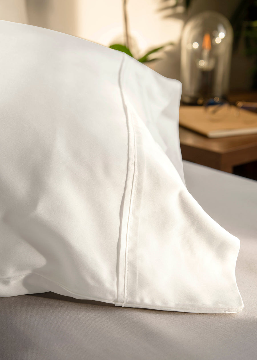 White Bamboo 2-Pk Pillow Case