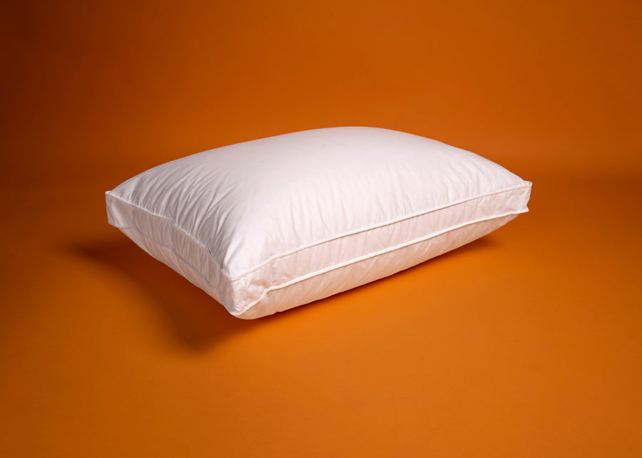 premium gusseted white duck down pillow product image