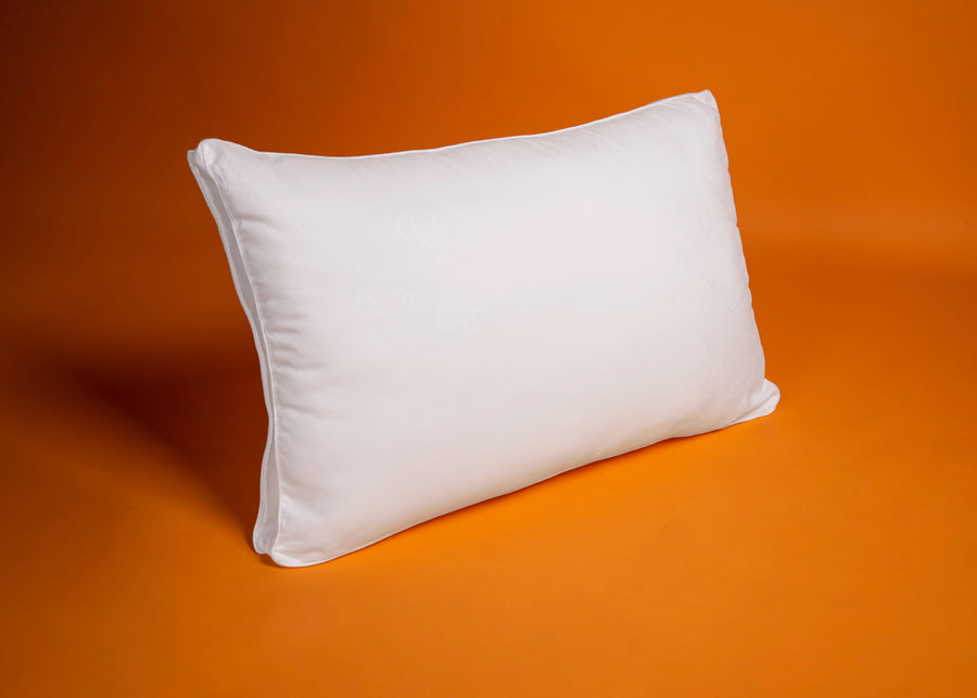 white antimicrobial pillow