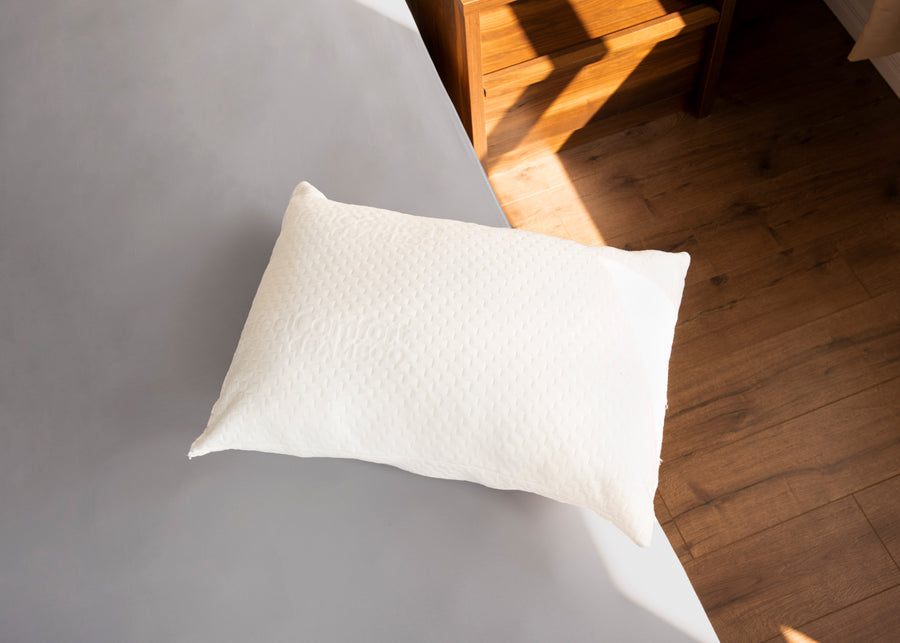 bamboo 2  pack pillow on bed