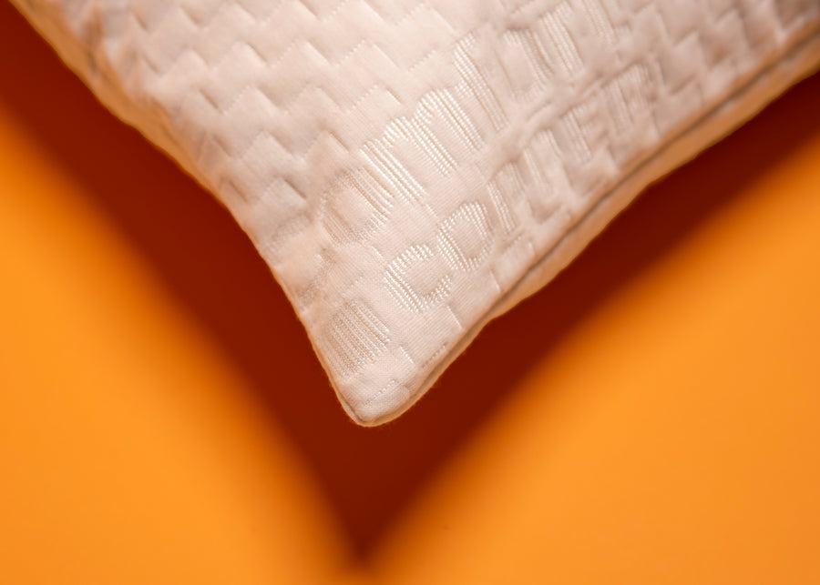 copper ion pillow protector corner detail