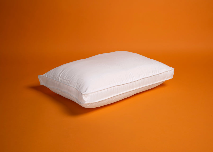 white recycled plastics polyester pillow product image