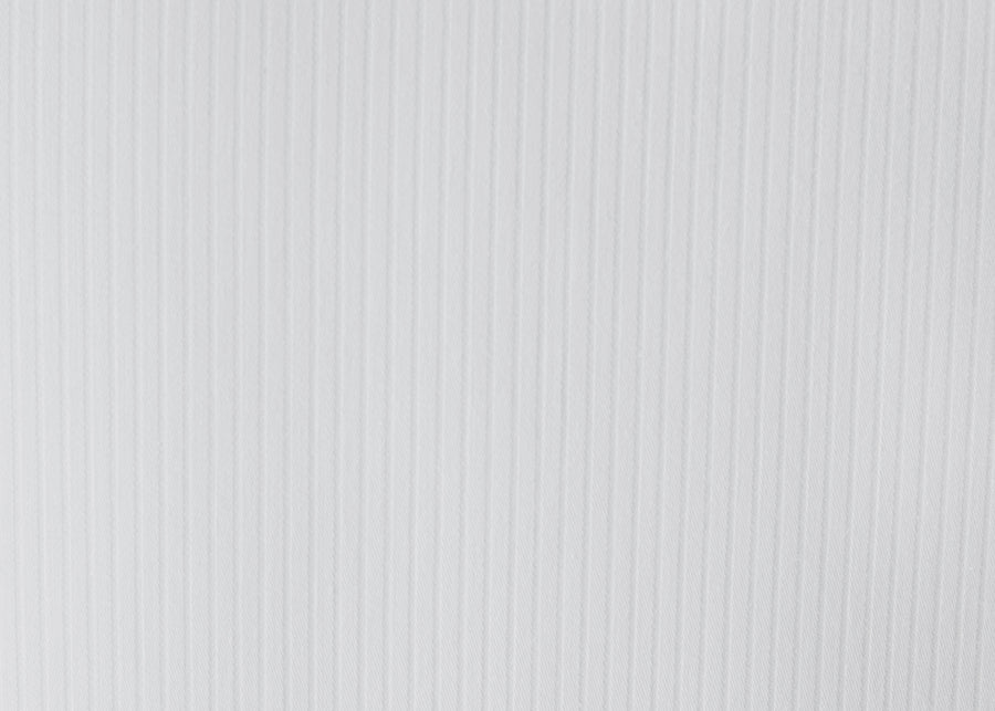 Swatch texture of white striped cotton pillow