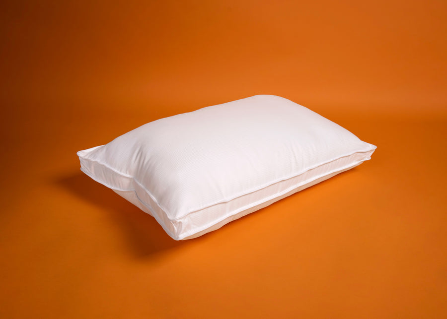 white cotton striped pillow single product