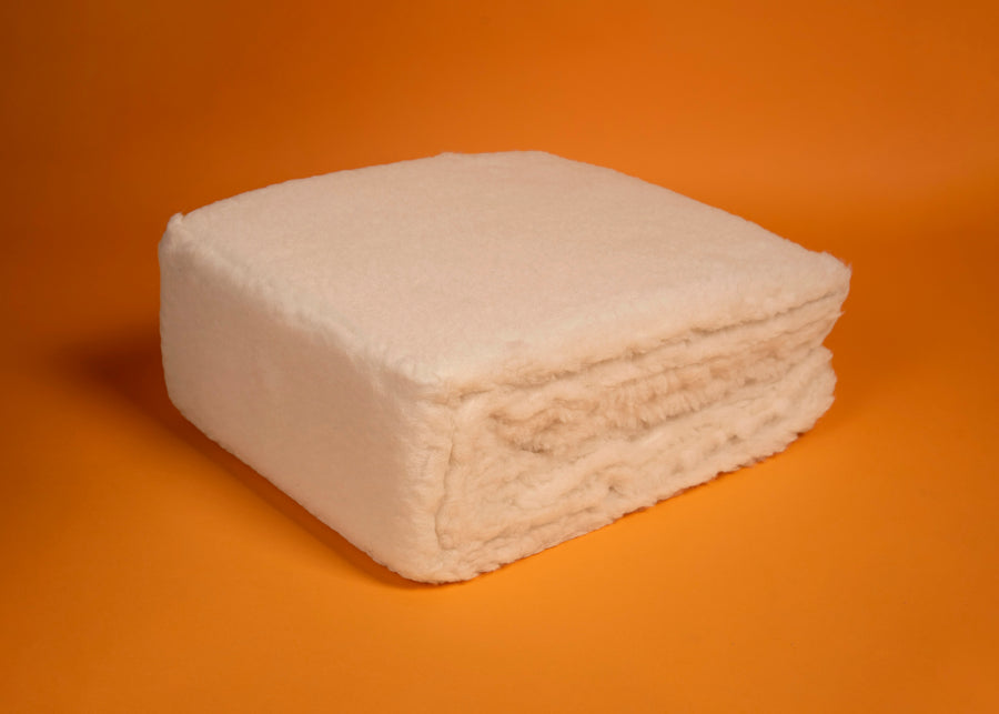 ivory wool mattress pad product image