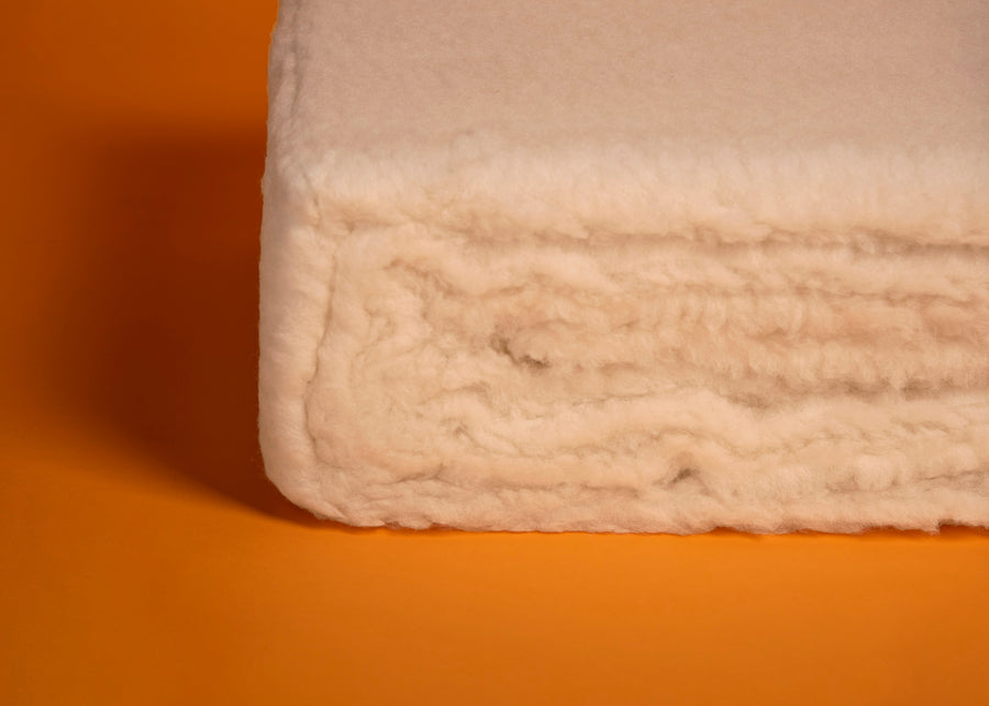ivory wool mattress pad