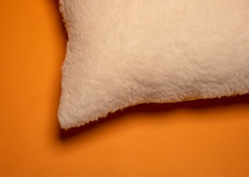 ivory wool pillow protector